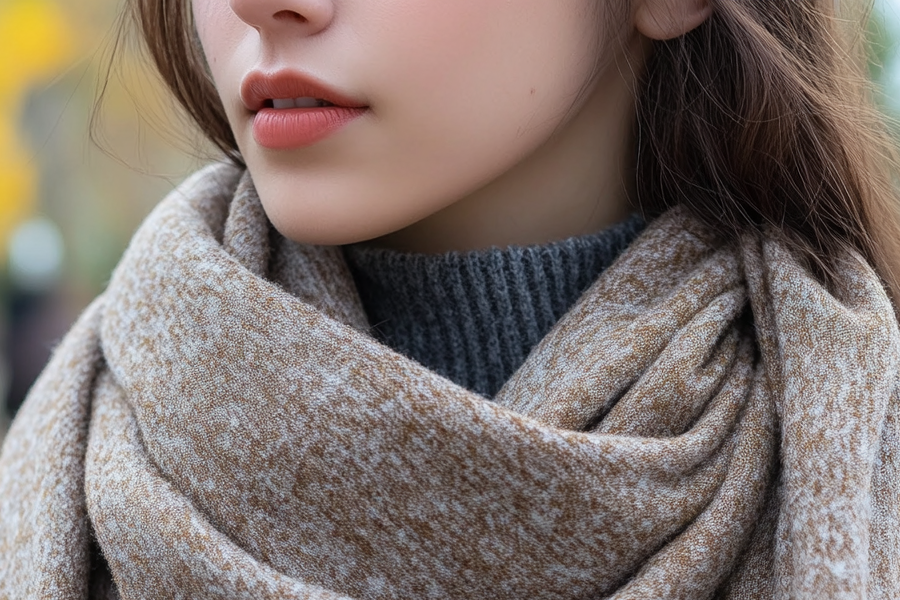 Luxurious Cashmere Goat Scarf