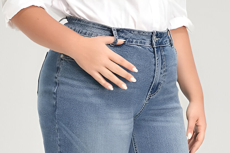 Comfortable Wide Leg Jeans Plus Size